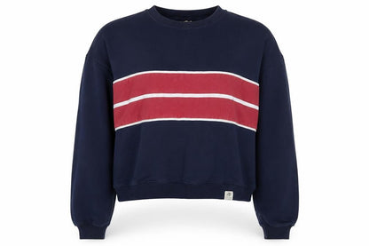 Unisex Adults UK Size 12 Pull & Bear Blue Pullover Sweatshirt