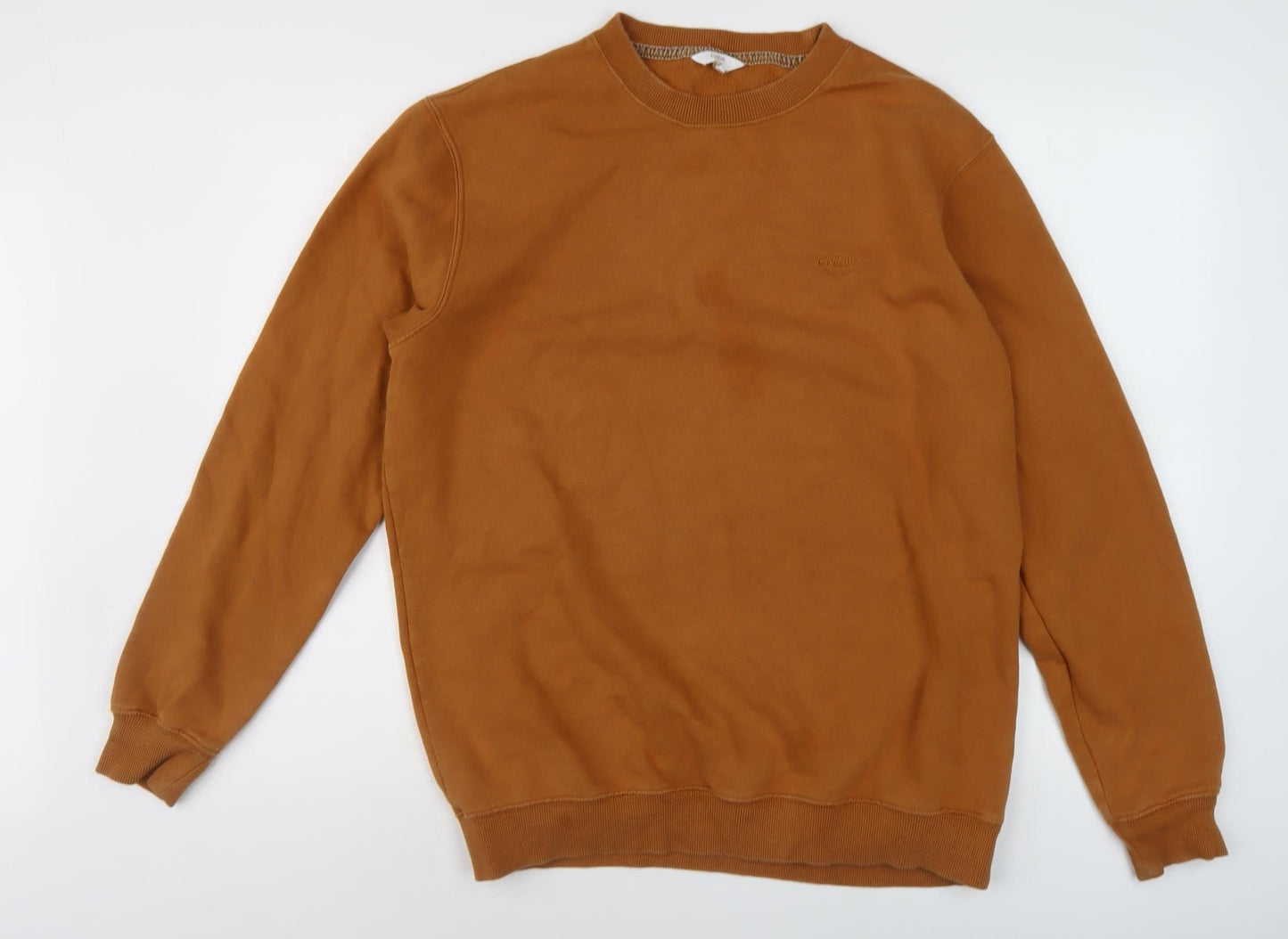 Mens UK Size L Cotton Traders Brown Pullover Sweatshirt
