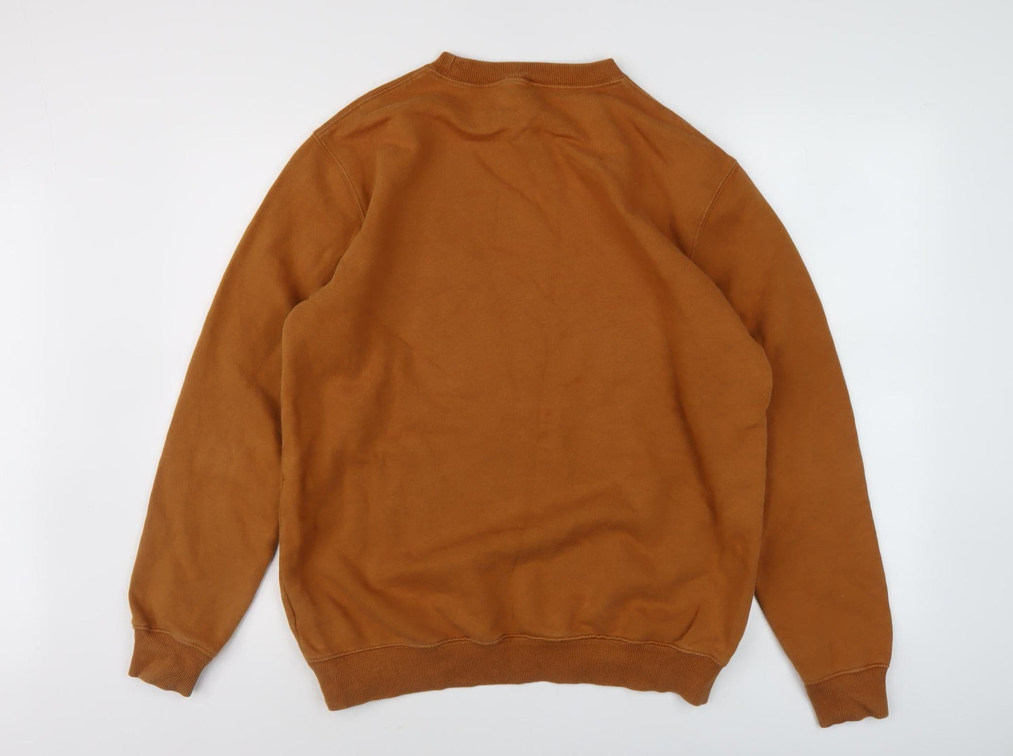 Mens UK Size L Cotton Traders Brown Pullover Sweatshirt