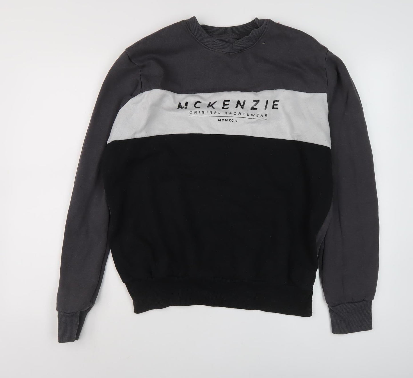 Mens UK Size S McKenzie Multicoloured Pullover Sweatshirt