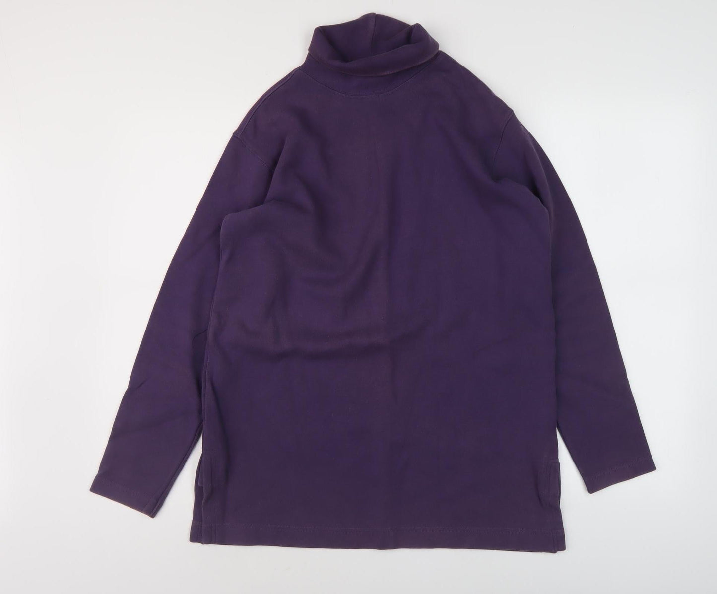 Womens UK Size S Lands' End Purple  Sweatshirt
