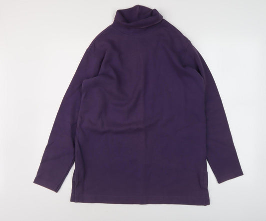 Womens UK Size S Lands' End Purple  Sweatshirt