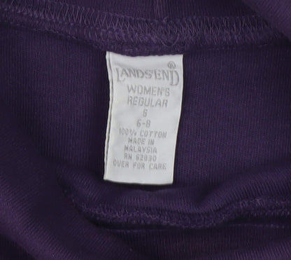 Womens UK Size S Lands' End Purple  Sweatshirt