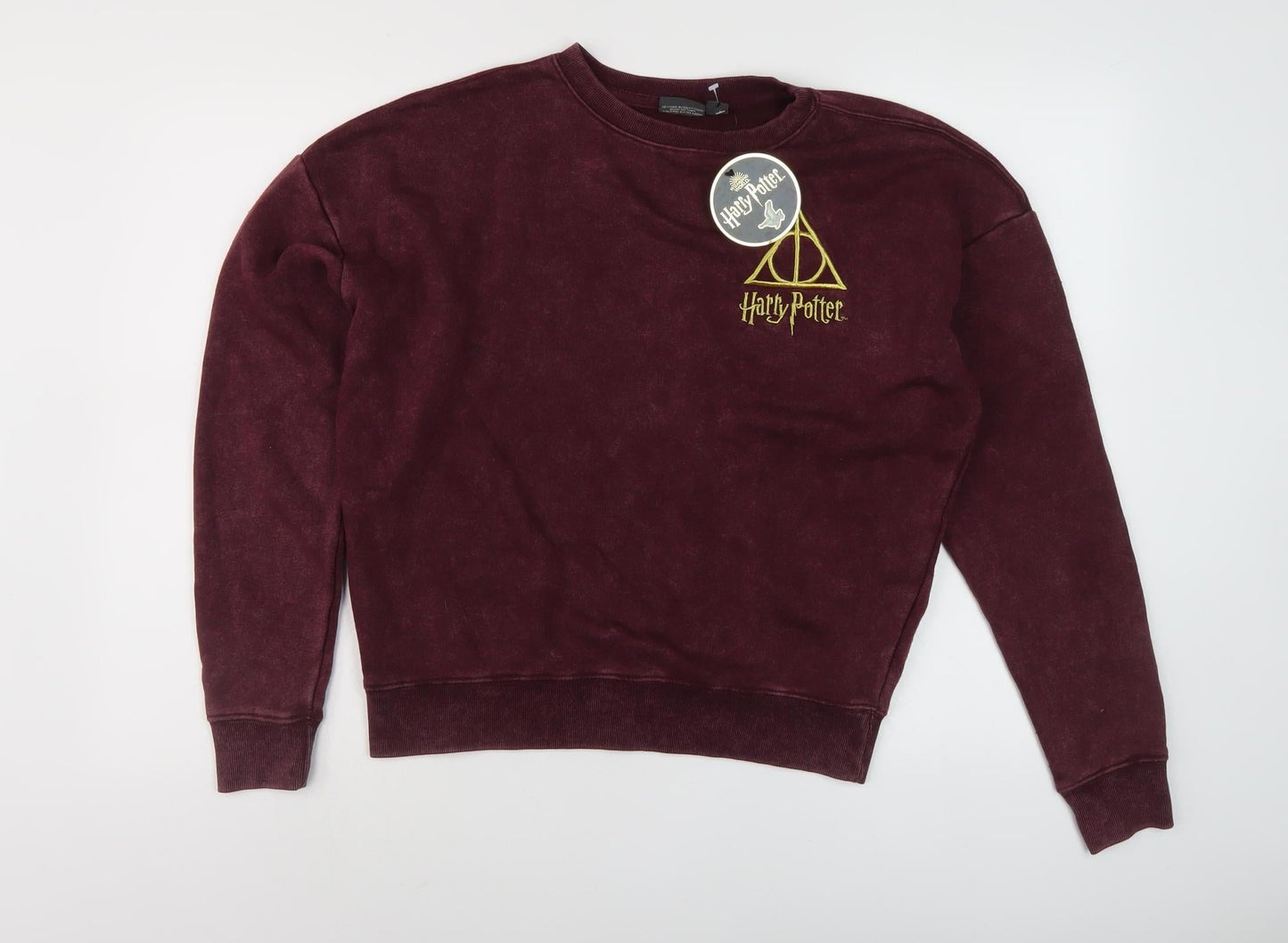 Unisex Adults UK Size 10 Harry Potter Red Pullover Sweatshirt