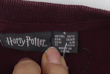 Unisex Adults UK Size 10 Harry Potter Red Pullover Sweatshirt