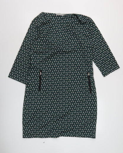 Fransa Women's Multicoloured Shift Dress Size 12