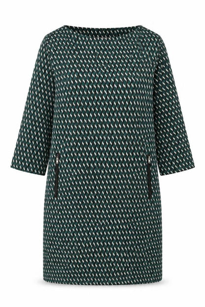 Fransa Women's Multicoloured Shift Dress Size 12