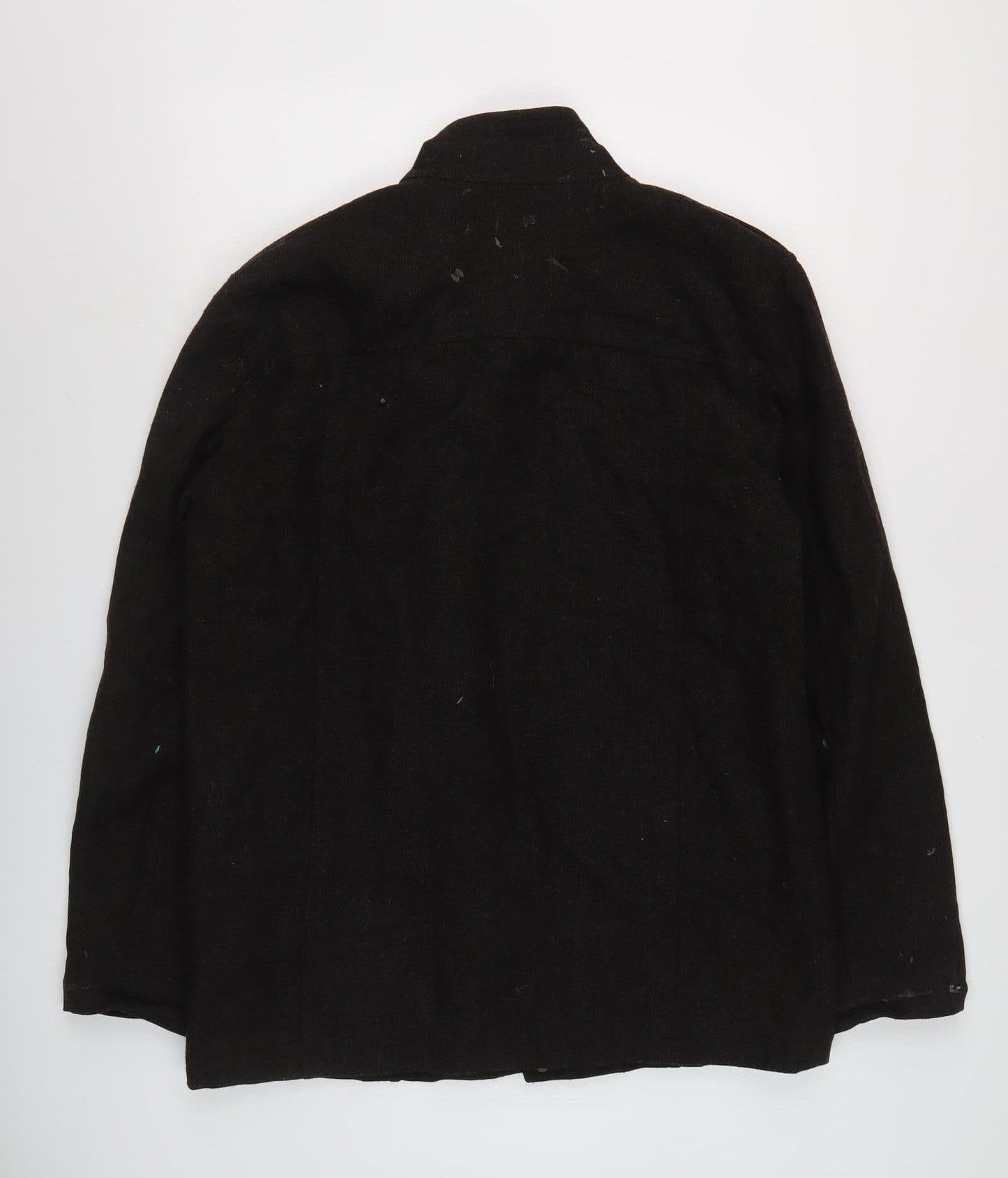 Mens UK Size M Brooker Black Military Jacket