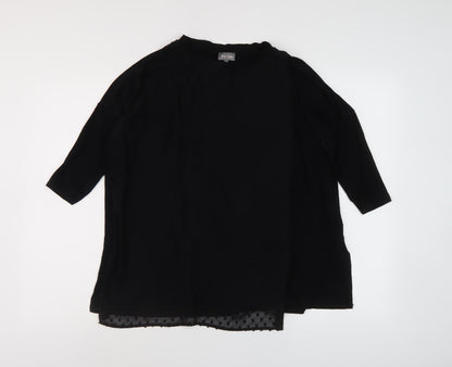 Womens UK Size 10 Phase Eight Black Basic Blouse