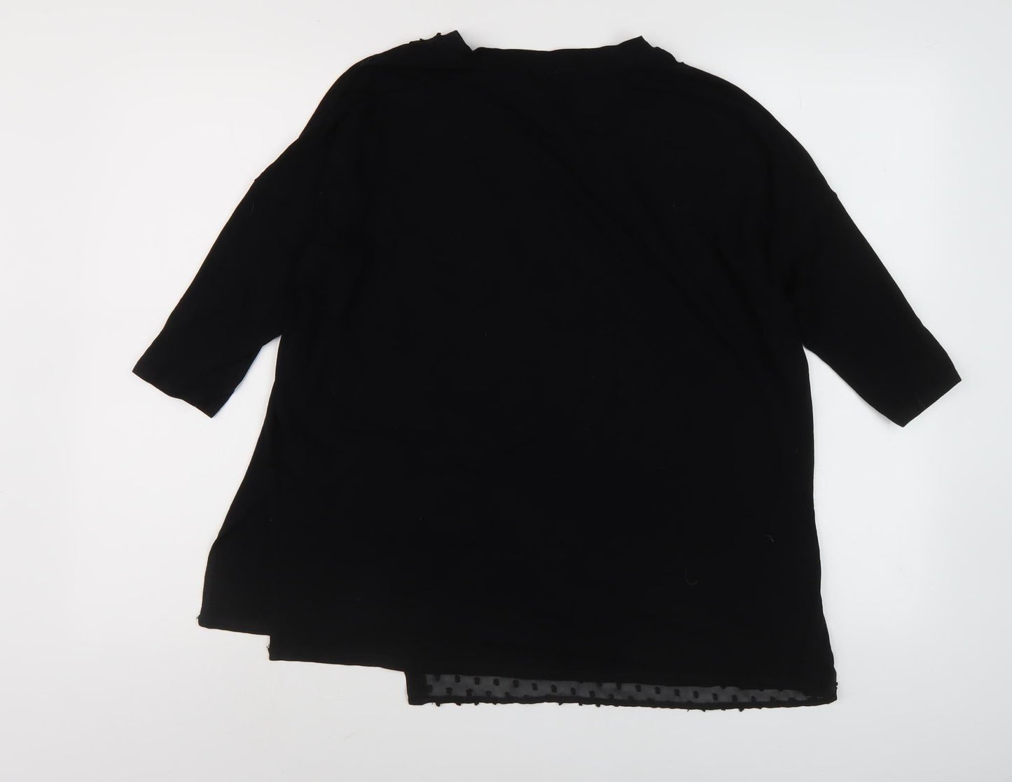Womens UK Size 10 Phase Eight Black Basic Blouse