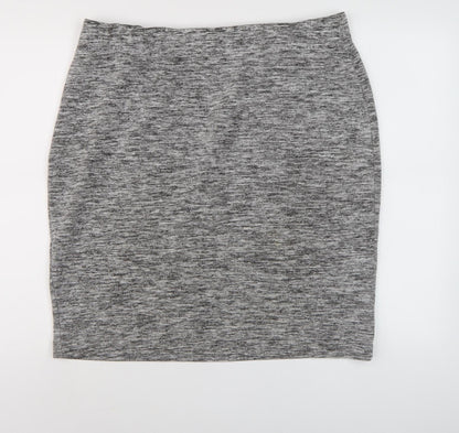 Joules Women's Grey Pencil Skirt, Size 18, Viscose Blend