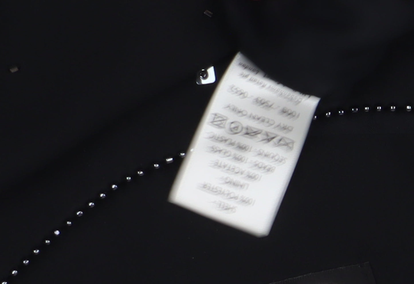 Début Women's Black Beaded Top Size 16