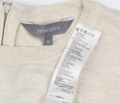 Womens UK Size 16 Principles Beige  Jumper