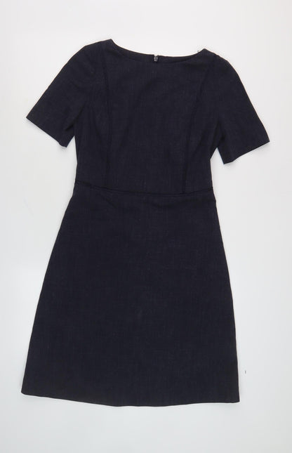 Next Women's Black Sheath Dress Size 8