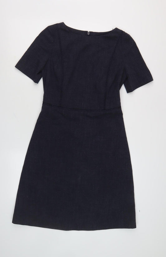 Next Women's Black Sheath Dress Size 8