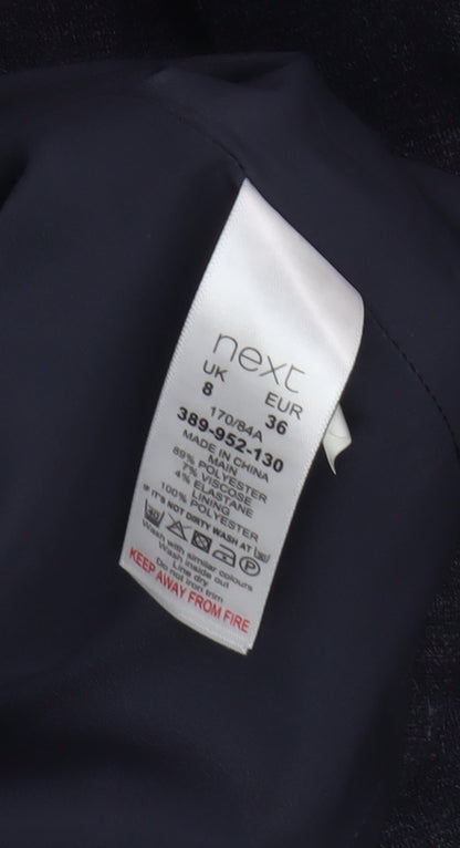 Next Women's Black Sheath Dress Size 8