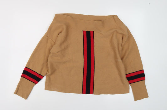 Womens UK Size 14 River Island Beige Pullover Jumper