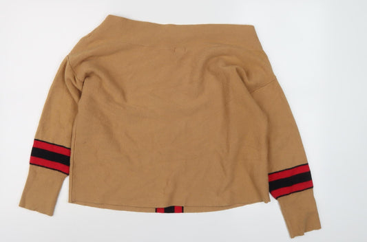 Womens UK Size 14 River Island Beige Pullover Jumper