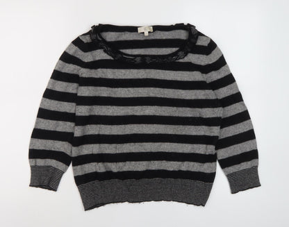 Womens UK Size M CC Black Pullover Jumper