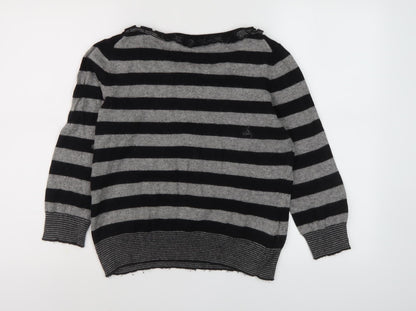 Womens UK Size M CC Black Pullover Jumper