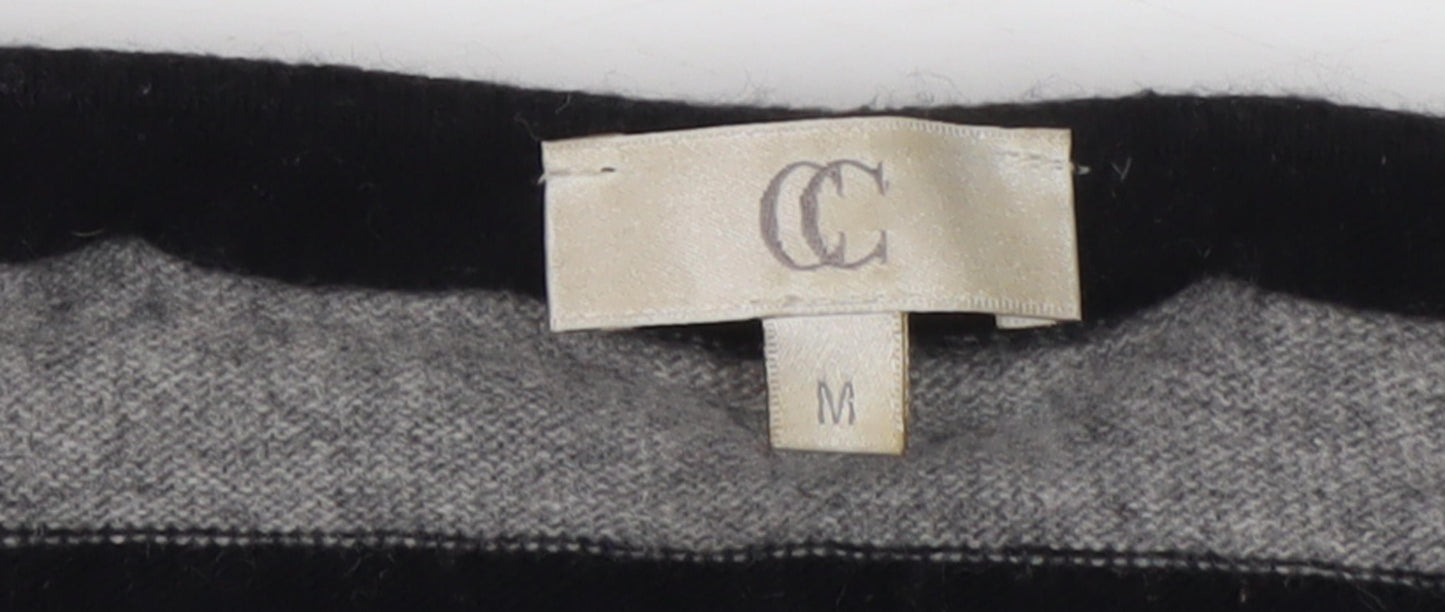Womens UK Size M CC Black Pullover Jumper