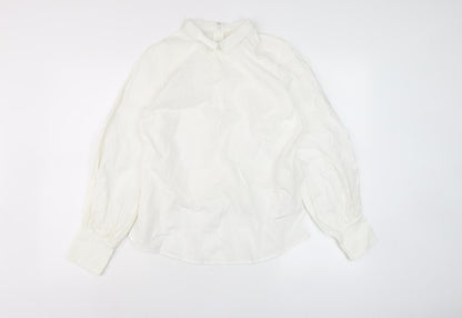 Womens UK Size 8 RESERVED White  Blouse