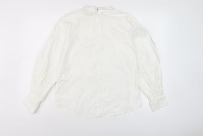 Womens UK Size 8 RESERVED White  Blouse