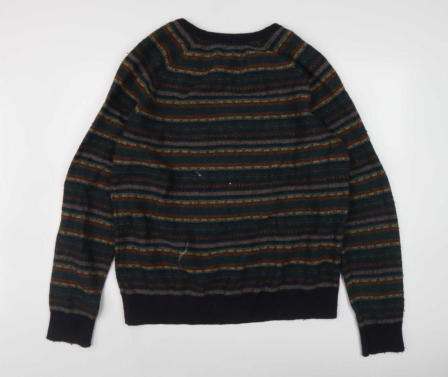 GAP Men's XL Multicoloured Striped Pullover Jumper