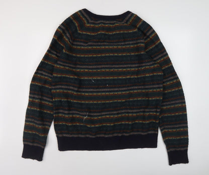 GAP Men's XL Multicoloured Striped Pullover Jumper