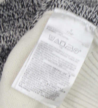 GAP Women's Ivory Cotton Jumper, Size S, Long Sleeve