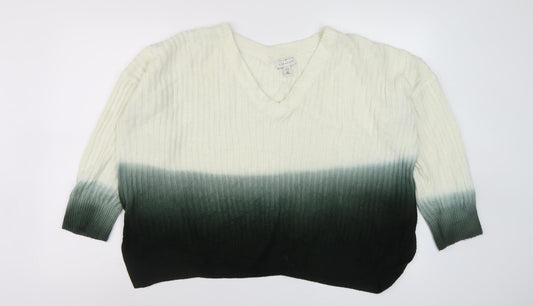 Womens UK Size 12 Topshop Ivory Pullover Jumper