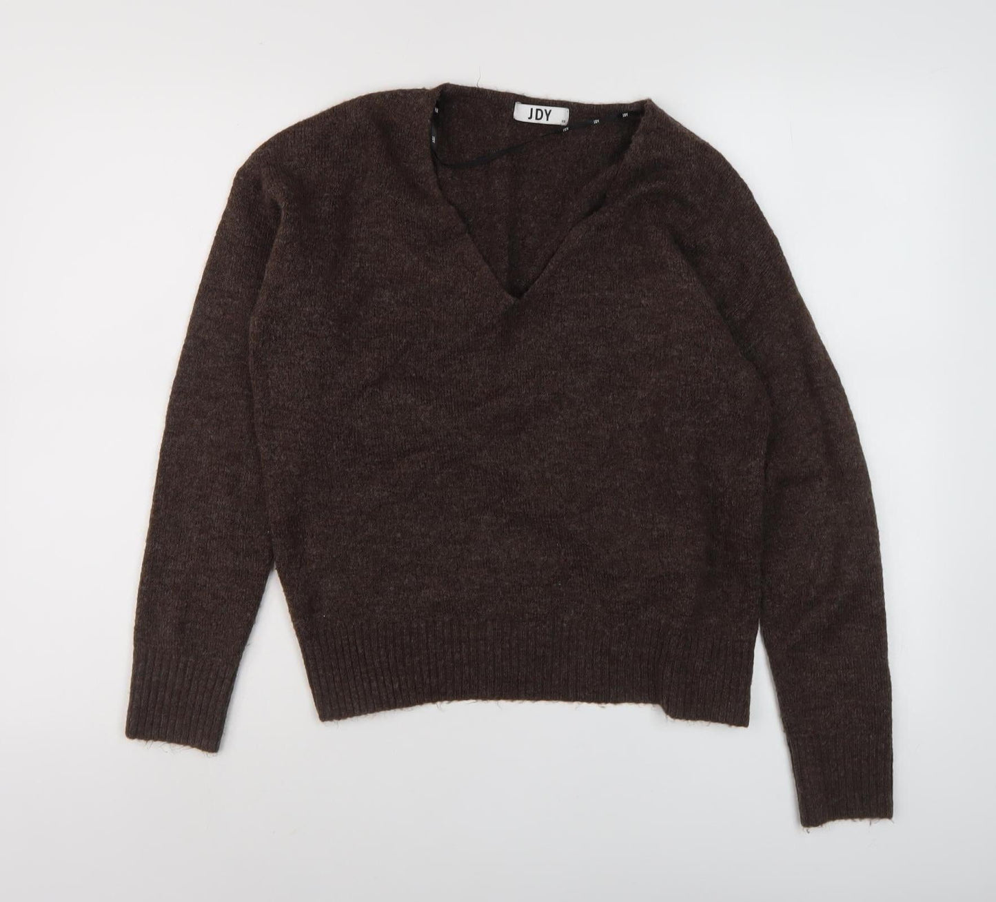 Womens UK Size XS JDY Brown Pullover Jumper