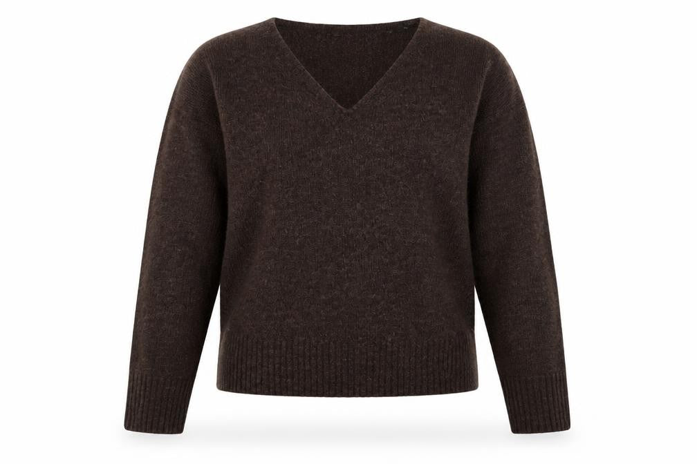 Womens UK Size XS JDY Brown Pullover Jumper