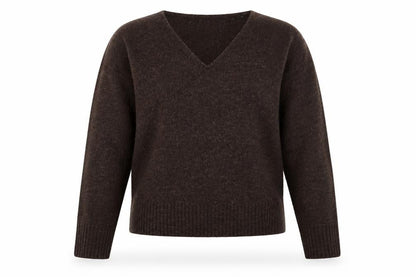 Womens UK Size XS JDY Brown Pullover Jumper