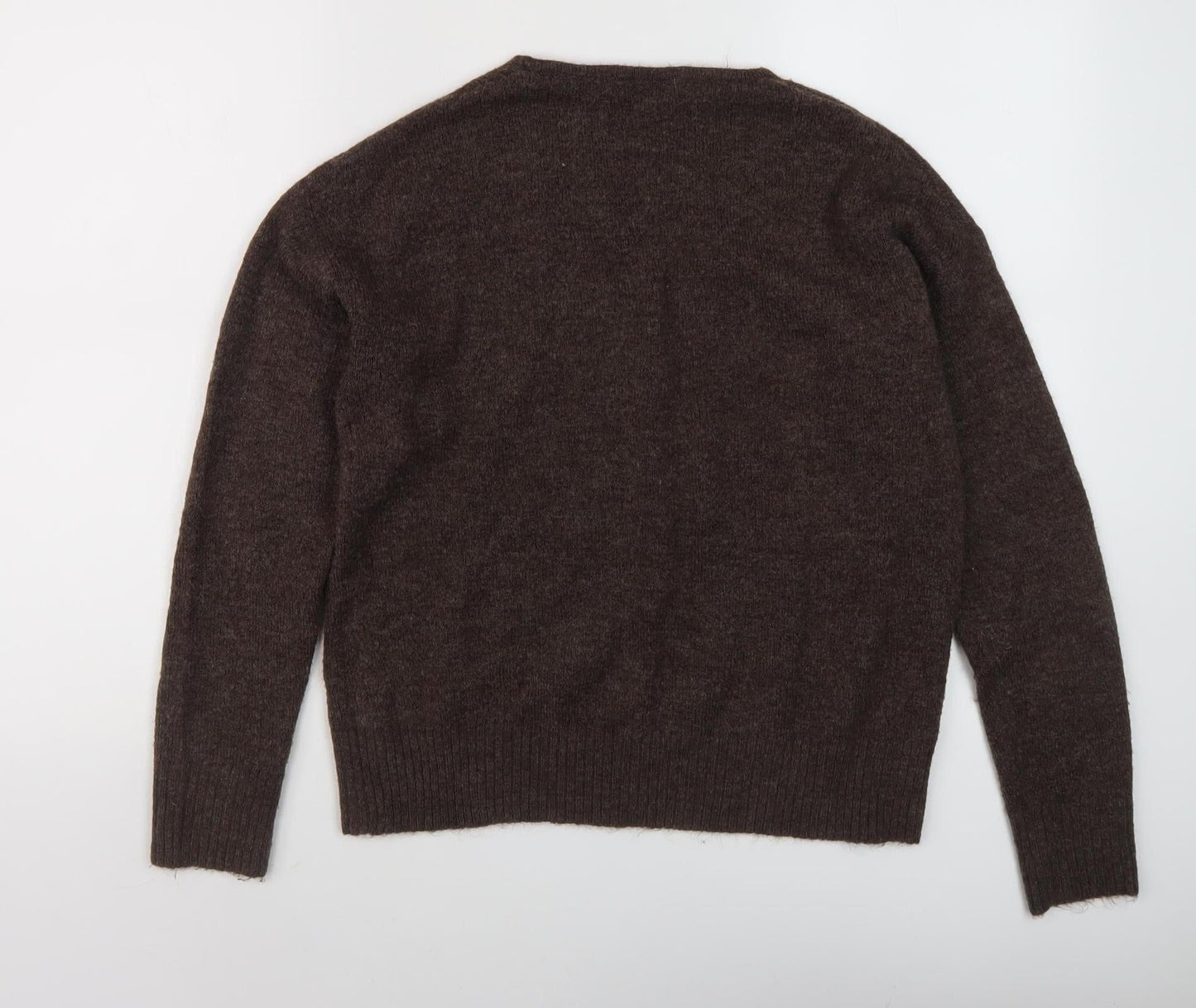 Womens UK Size XS JDY Brown Pullover Jumper