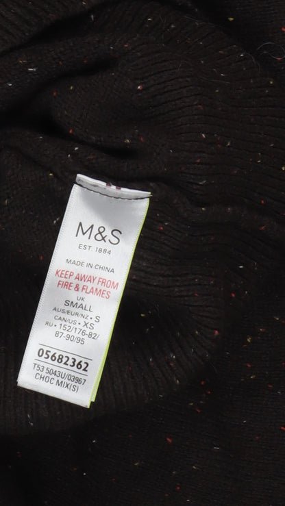 Womens UK Size S Marks and Spencer Brown  Jumper