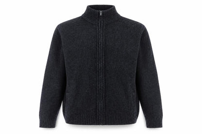 Marks & Spencer Men's Black XL Knit Zip Jacket