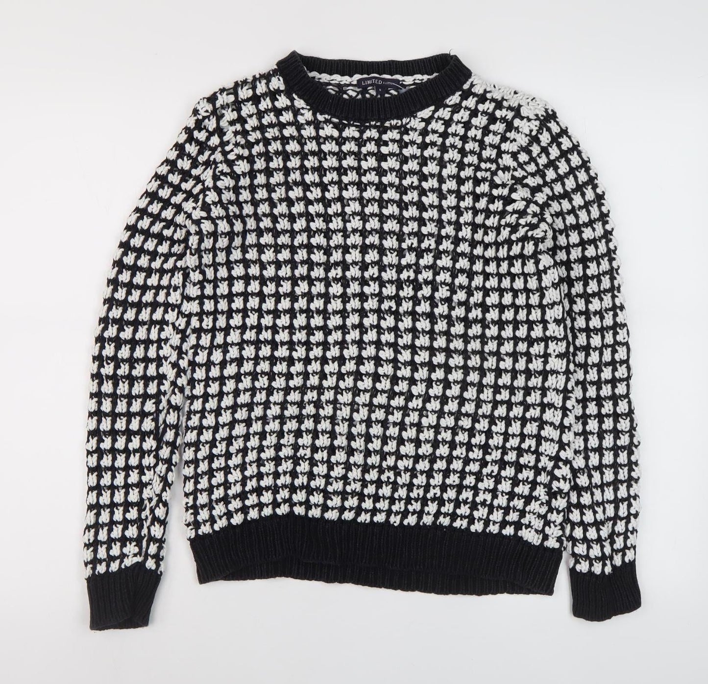 Limited Edition Women's S Black Knit Pullover Jumper