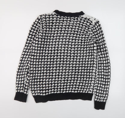 Limited Edition Women's S Black Knit Pullover Jumper