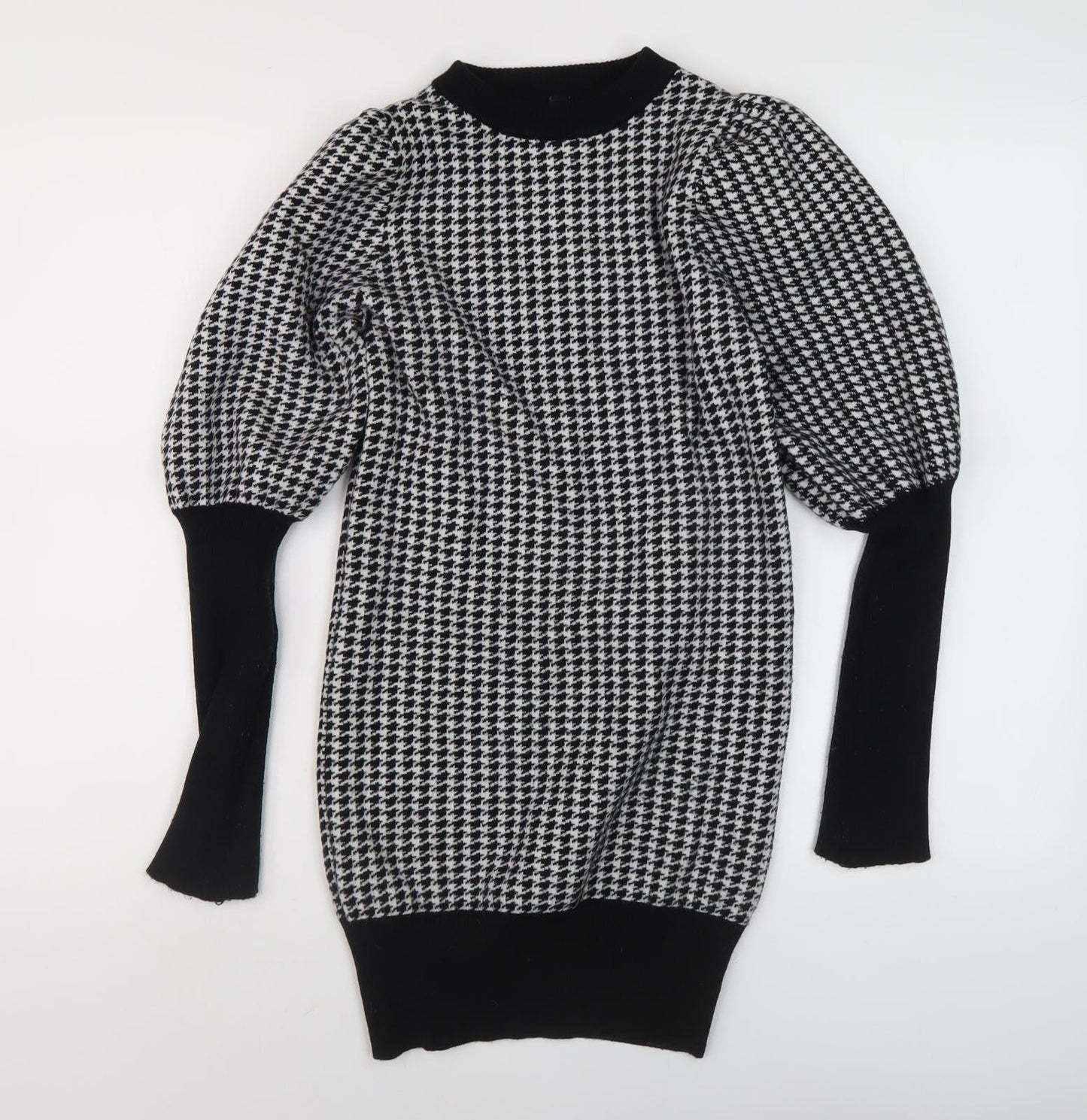 Womens UK Size L QED London Black Pullover Jumper