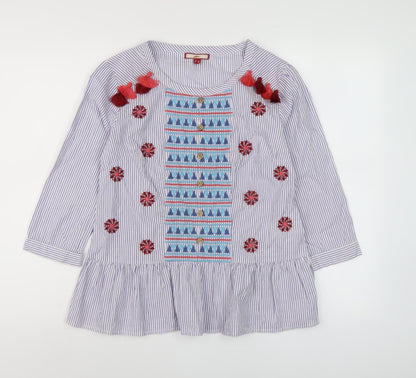 Joe Browns Women's Multicoloured Embroidered Blouse - Size 10