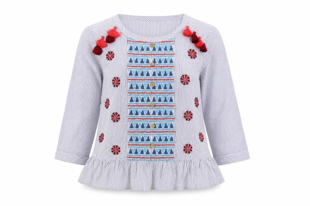 Womens UK Size 10 Joe Browns Multicoloured  Blouse