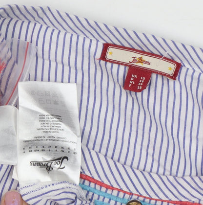 Joe Browns Women's Multicoloured Embroidered Blouse - Size 10