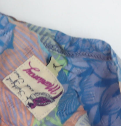 Womens UK Size 4 Mantaray Multicoloured Camisole Tank
