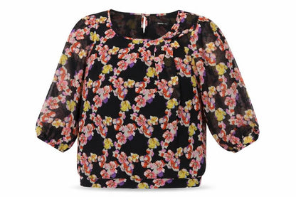 Womens UK Size 12 Oasis Multicoloured Tunic Blouse