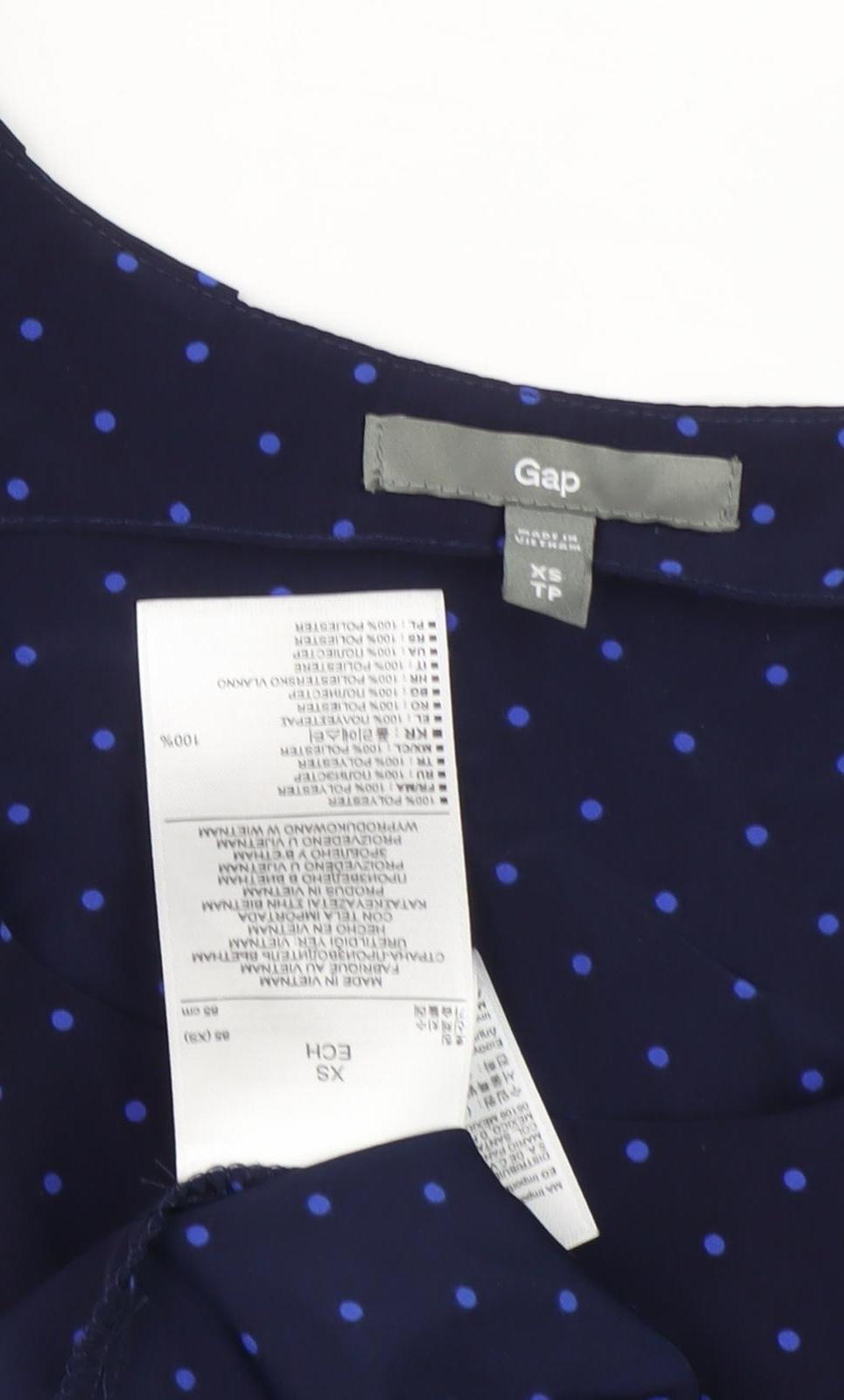 Womens UK Size XS Gap Blue  Blouse