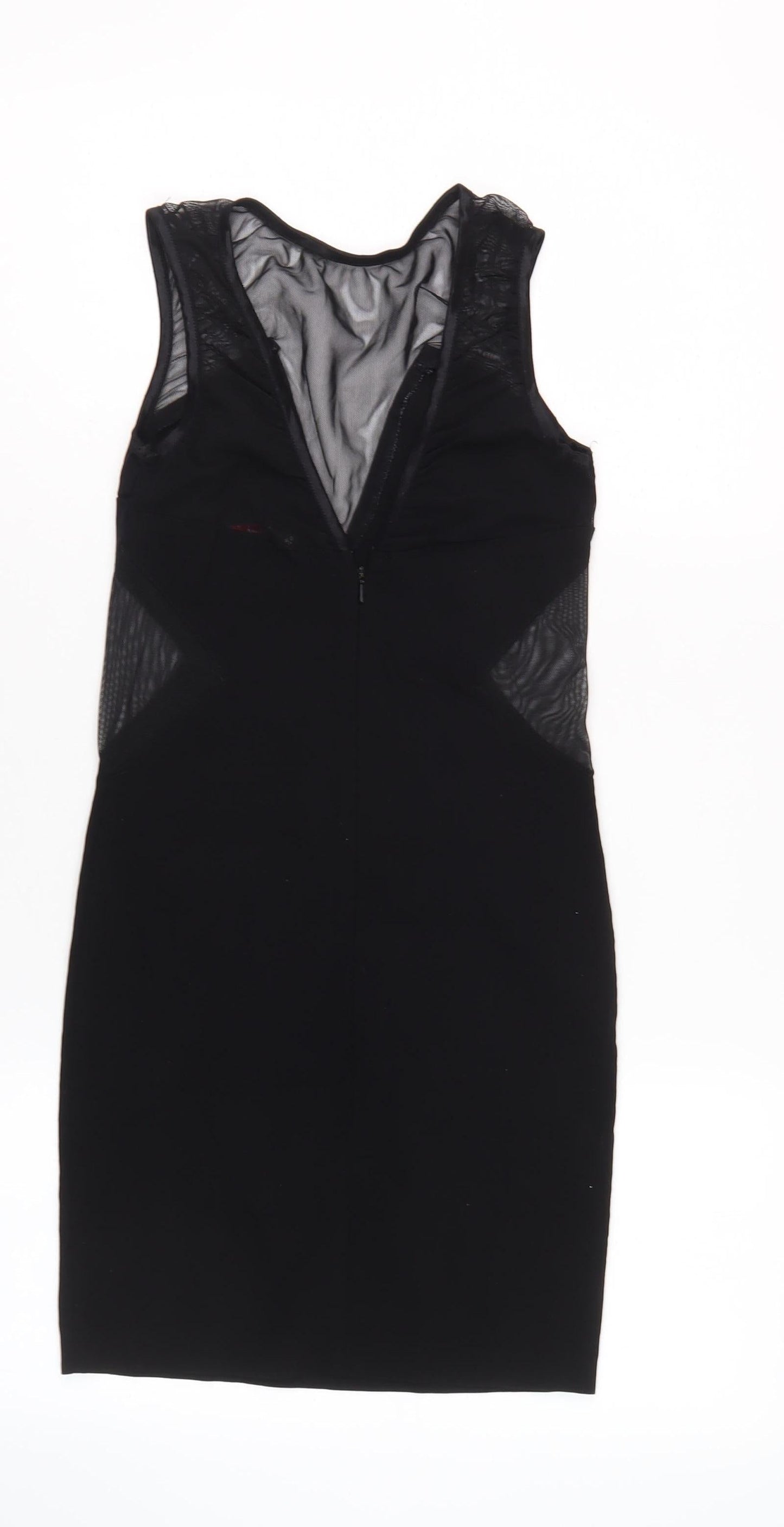 Mae Collection Women's Black Petite Bodycon Dress