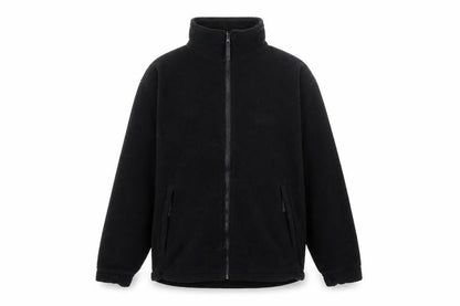 Front view of Regatta Men's Black Full Zip Fleece Jacket, size S