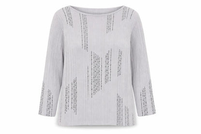 Marks and Spencer Grey Beaded Knit Top Women Size 18