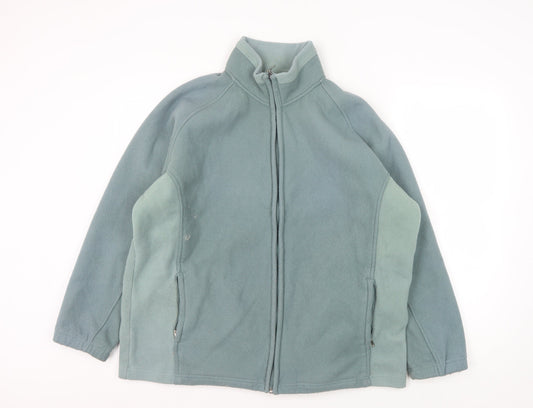 Additional front view of Bonmarché Women’s Green Fleece Jacket, size L